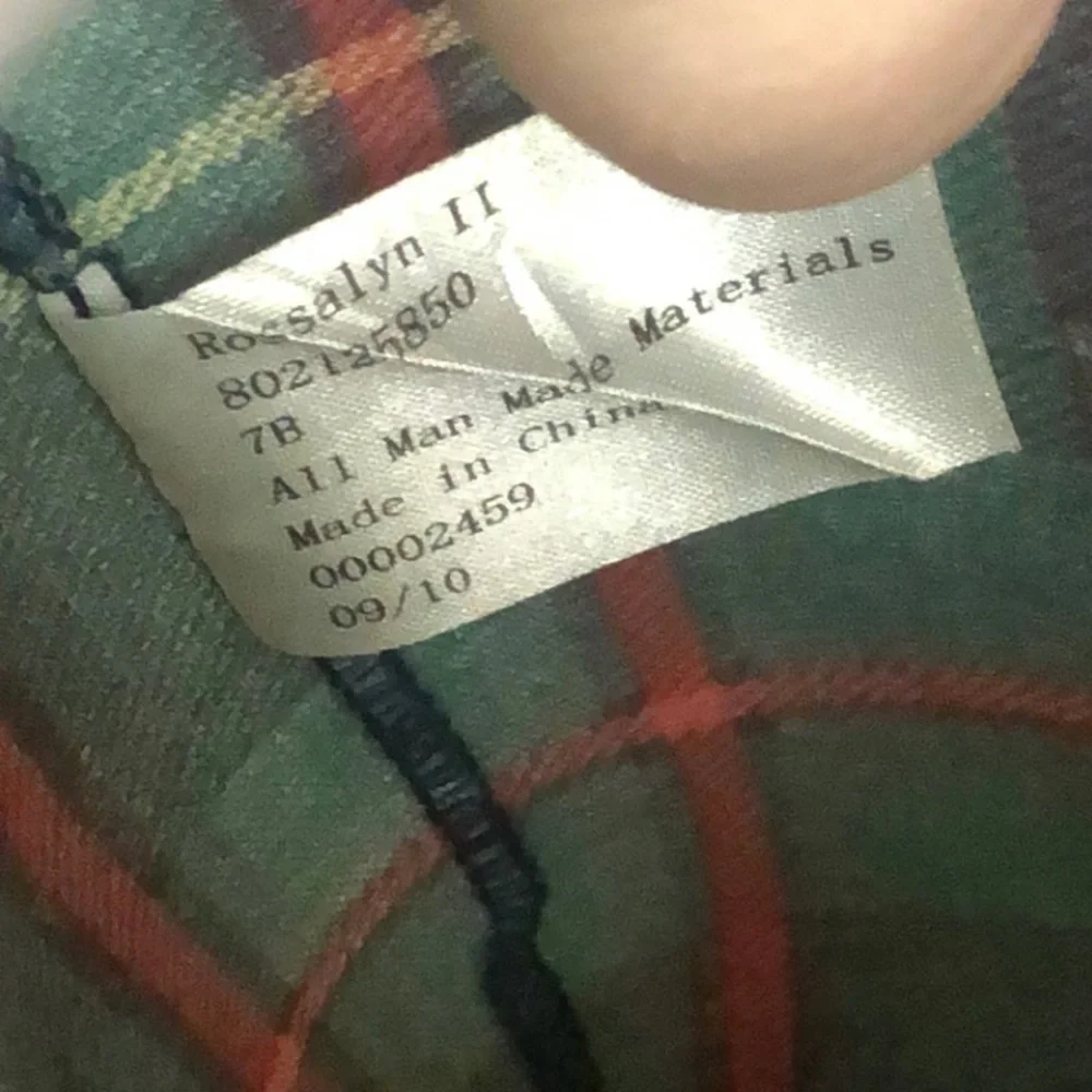 RALPH LAUREN Rossalyn II Black Watch Plaid Knee High Wellies Size 8 - Picture 13 of 17